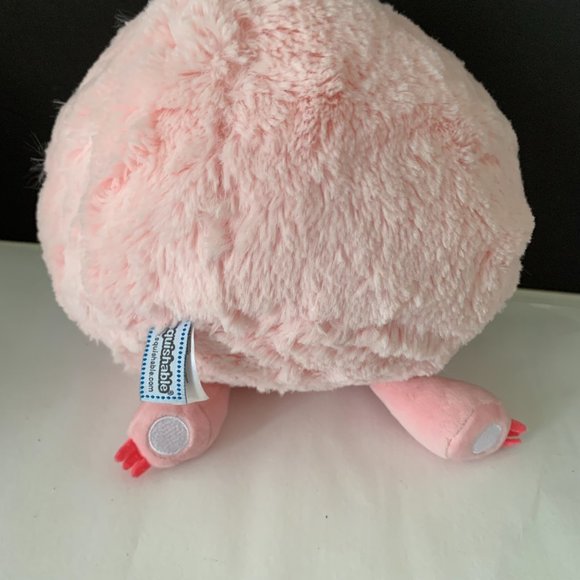 Squishable Pink Sloth Cuddly Cute Kawaii Fuzzy Plush Doll Stuffed 11" by 9" - Picture 7 of 9